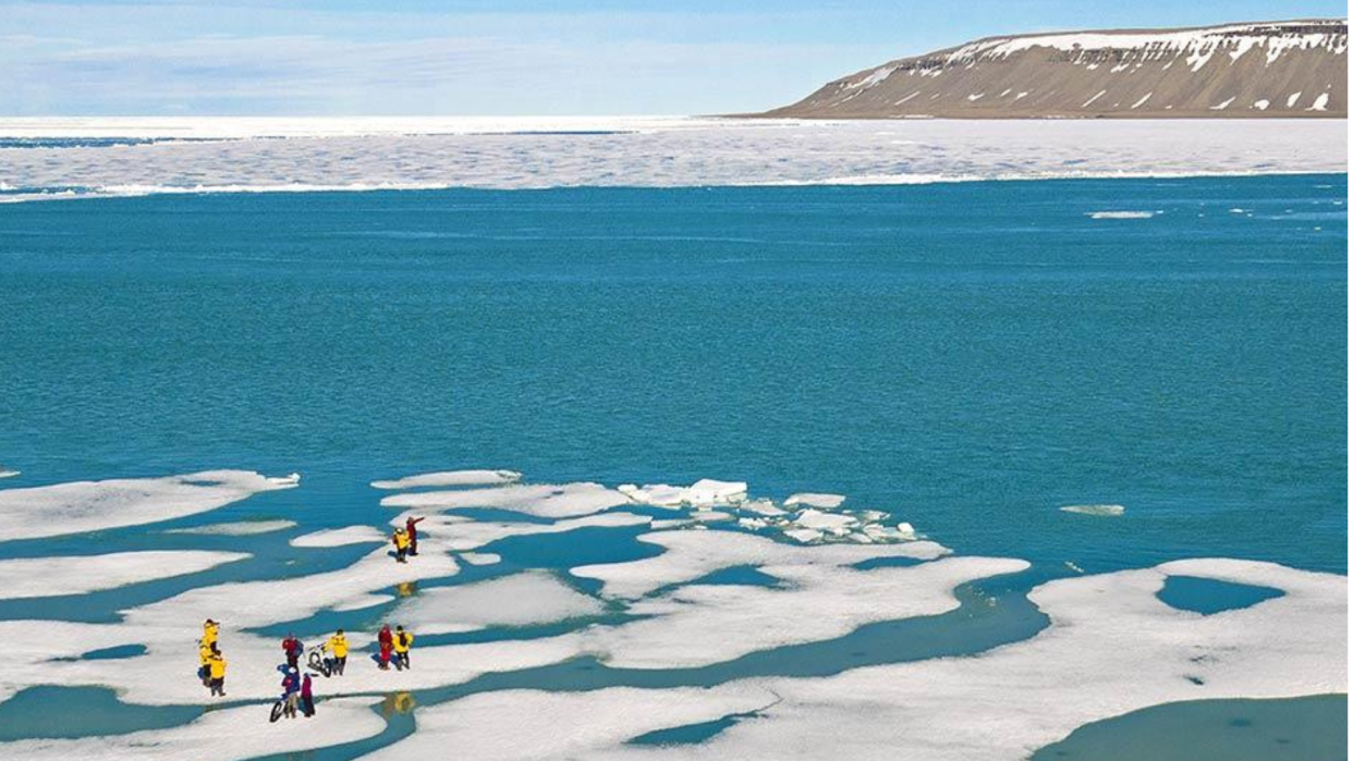  A view across the Northwest Passage . 