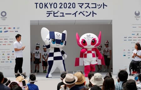 FILE PHOTO: Tokyo 2020 Olympic Games mascots' debut