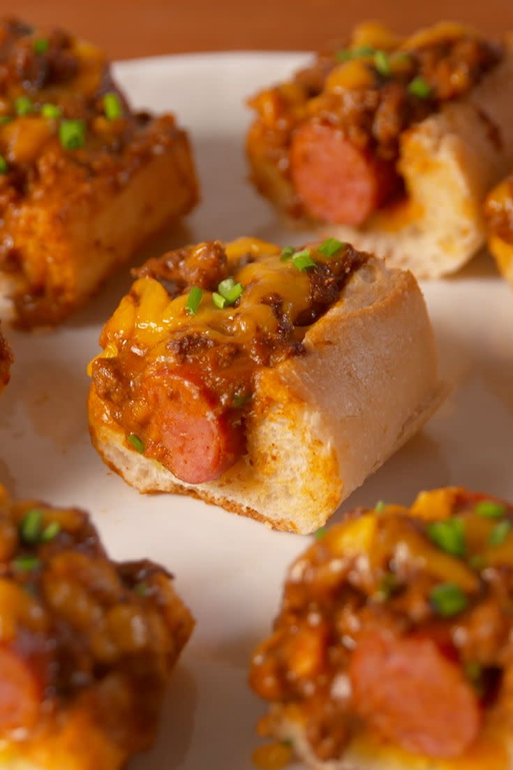 chili cheese dog stuffed bread — delishcom