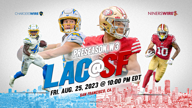 Chargers vs. 49ers live stream: How to watch Week 3 preseason game, start  time, TV channel, more - DraftKings Network