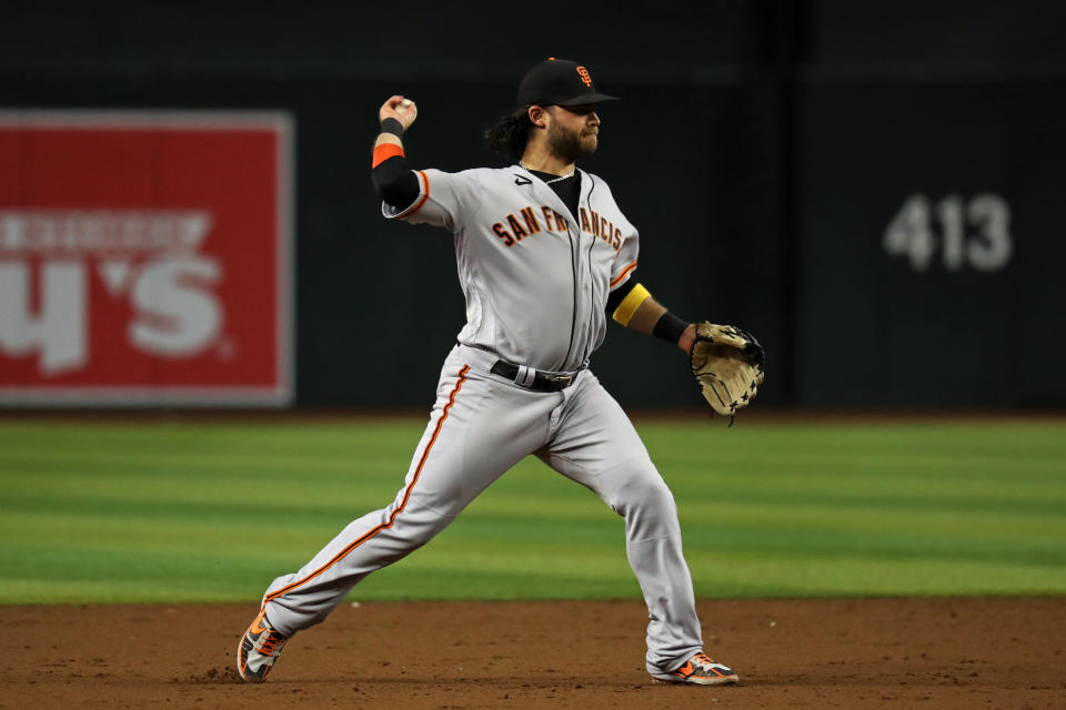 Brandon Crawford。(Photo by Zac BonDurant/Icon Sportswire via Getty Images)