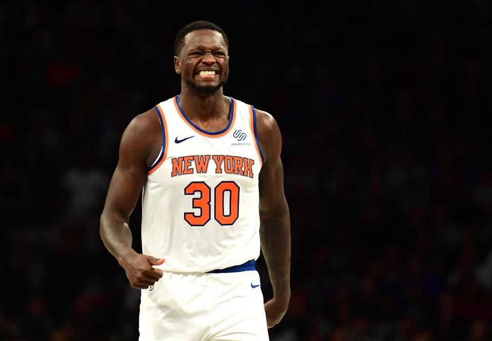 The Knicks invested $56.7 million in Julius Randle this past summer. (Getty Images)