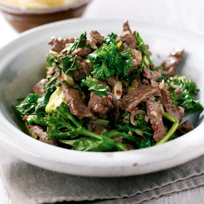 Thai Wok Welsh beef with greens