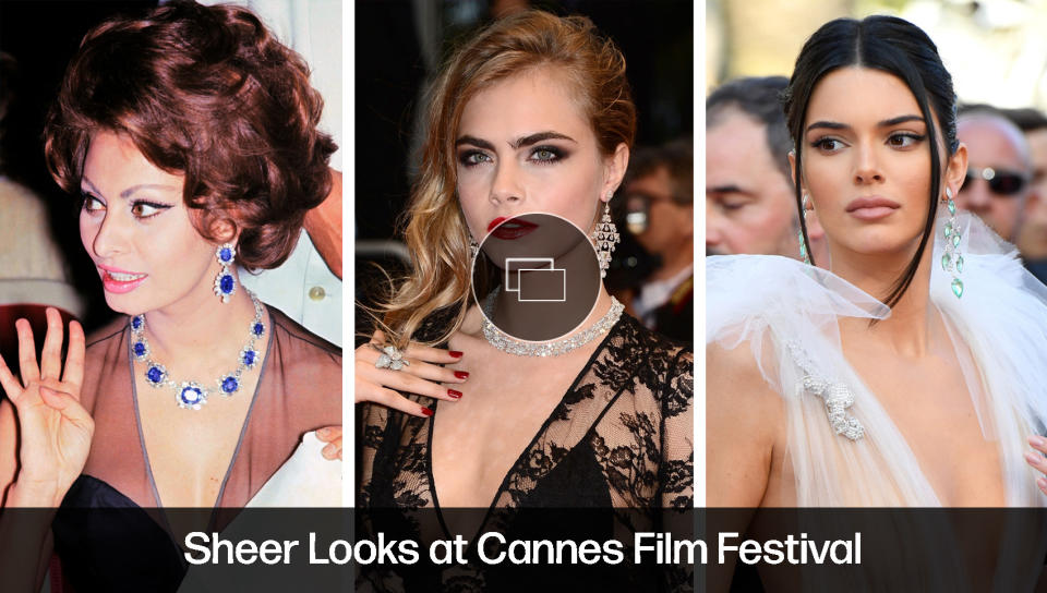 cannes film festival sheer dresses, see-through fashion stye