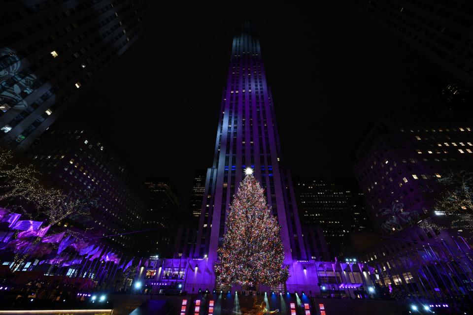 Rockefeller Center's annual Christmas tree lighting ceremony took place Nov. 29 in New York City.