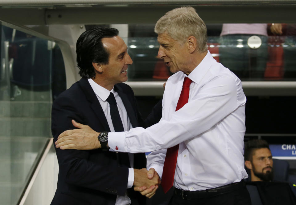 Emery va succéder à Wenger (photo AFP).