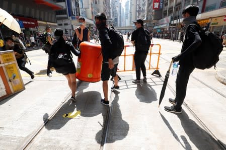 Anti-government demonstration in Hong Kong