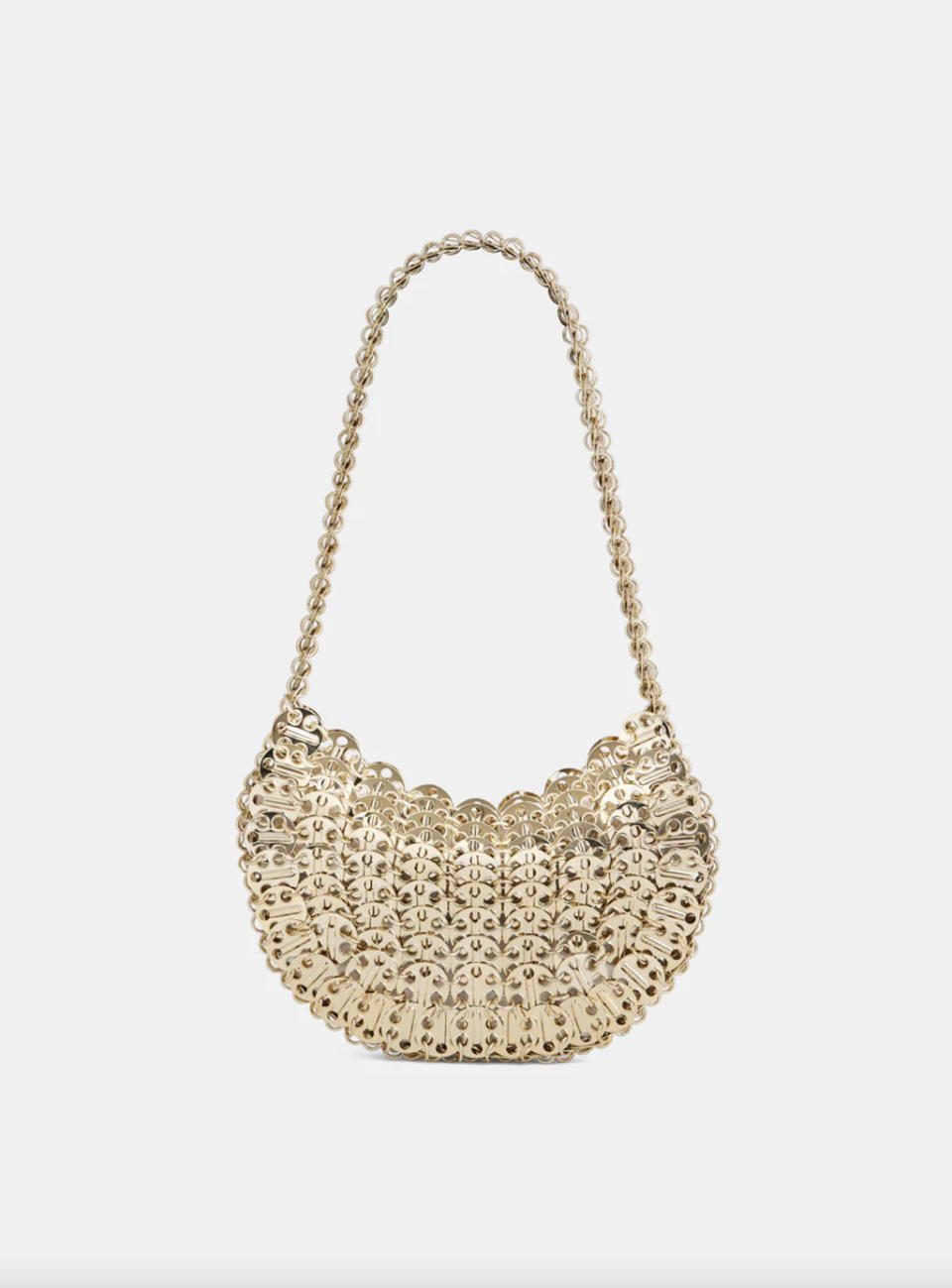 <p>Prix : 1290 euros</p><br><a href="https://fashion.pacorabanne.com/products/1969-moon-bag-23pss0337met002-p711" rel="nofollow noopener" target="_blank" data-ylk="slk:Acheter;elm:context_link;itc:0;sec:content-canvas" class="link ">Acheter</a>