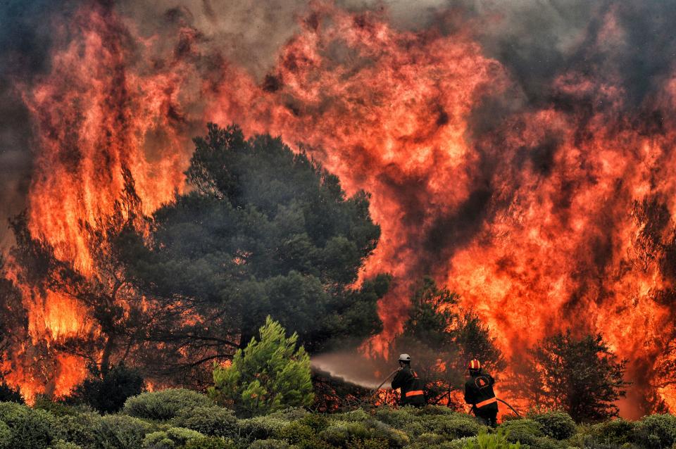 Greece wildfires