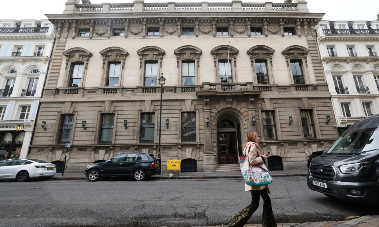 <span>The admissions process into the London club can stretch over at least two years, so pro-women members have called for it to be expedited for women.</span><span>Photograph: Suzanne Plunkett/Reuters</span>