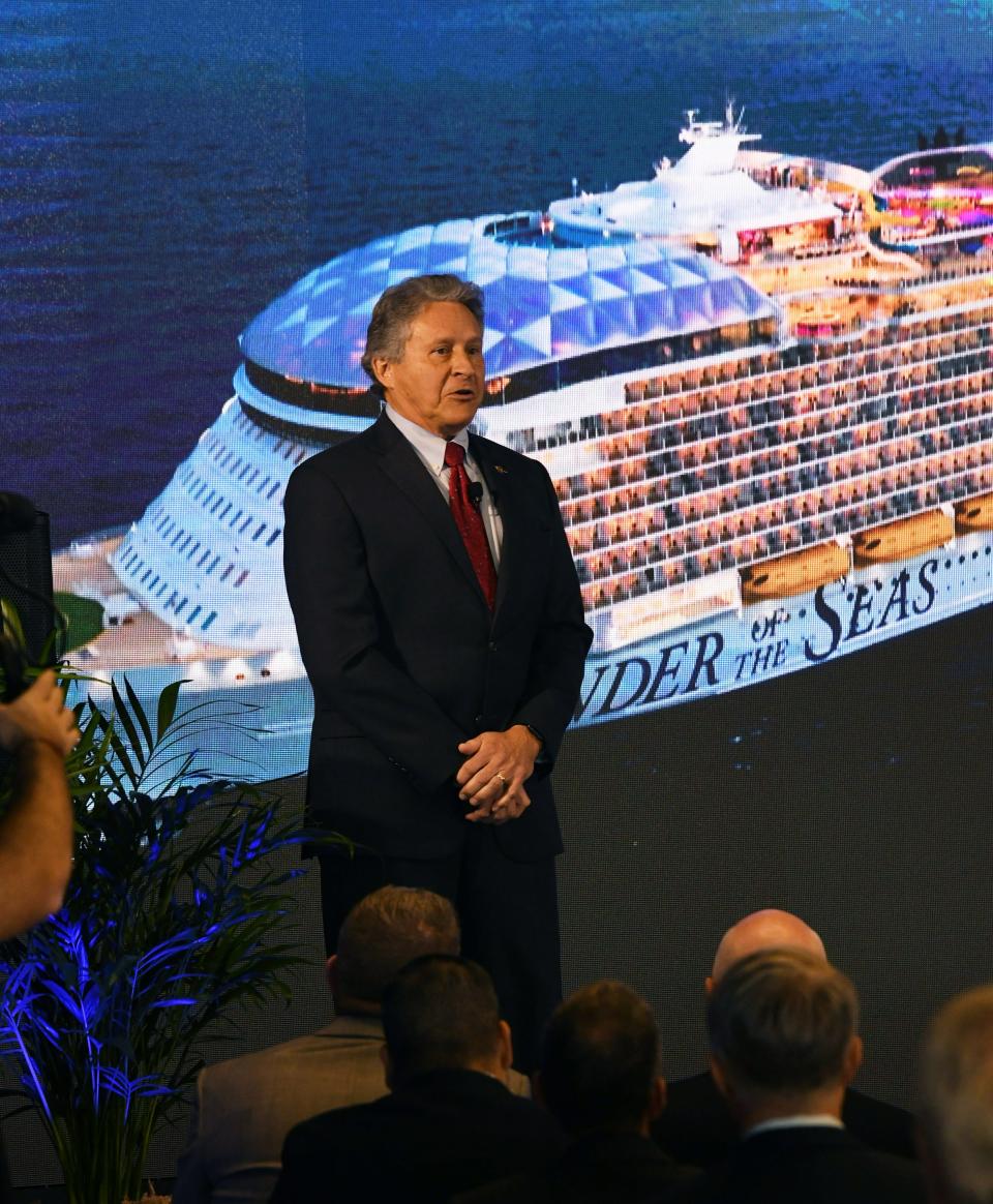 Port Canaveral Chief Executive Officer John Murray gave the 2022 State of the Port presentation on Wednesday at Cruise Terminal 3.