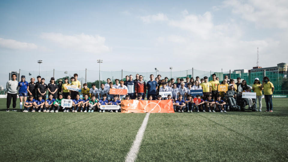 中華女足U20亞洲盃加油賽。（圖：彭善豪攝）
