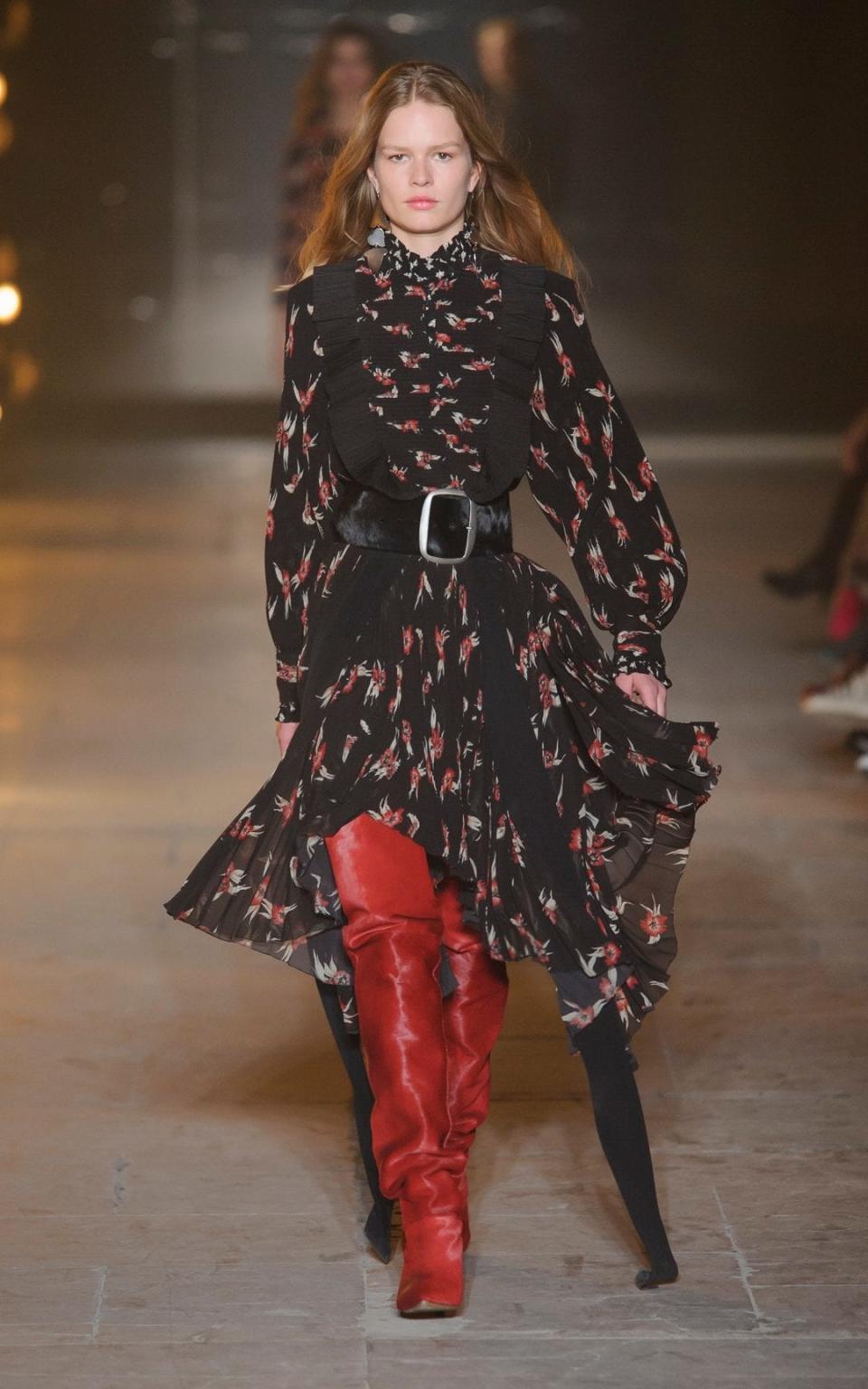 Think you'll never wear thigh high boots? Isabel Marant's AW17 show just might convince you otherwise 