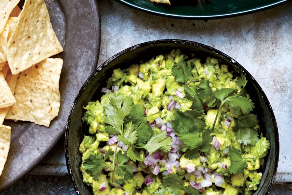 Celery-Spiked Guacamole with Chiles