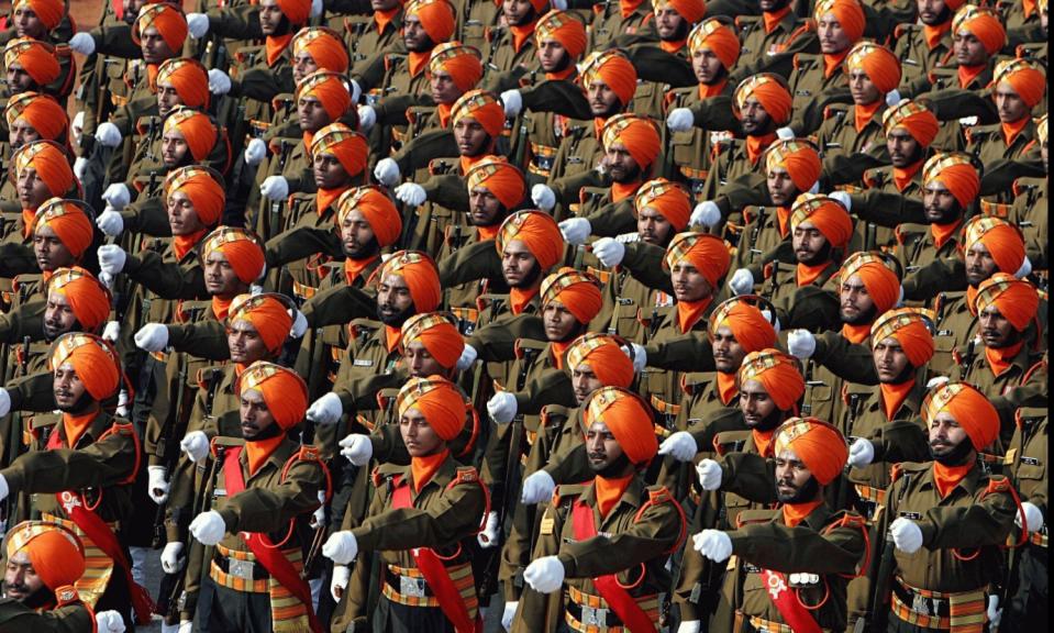 印度陸軍錫克輕步兵(Sikh Light Infantry)。   圖：擷取自維基百科