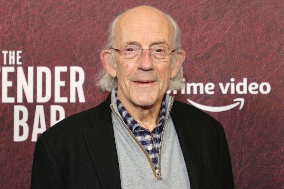 NEW YORK, NEW YORK - DECEMBER 09: Actor Christopher Lloyd attends a screening of "The Tender Bar" hosted by Amazon Studios at Museum of Modern Art on December 09, 2021 in New York City. (Photo by Jamie McCarthy/Getty Images)