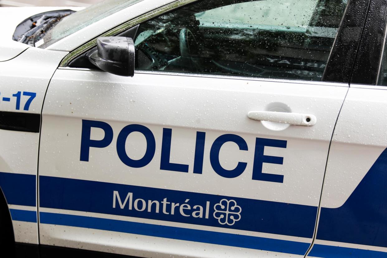 <span>A Montreal Police vehicle in 2023.</span><span>Photograph: Jakub Porzycki/NurPhoto via Getty Images</span>