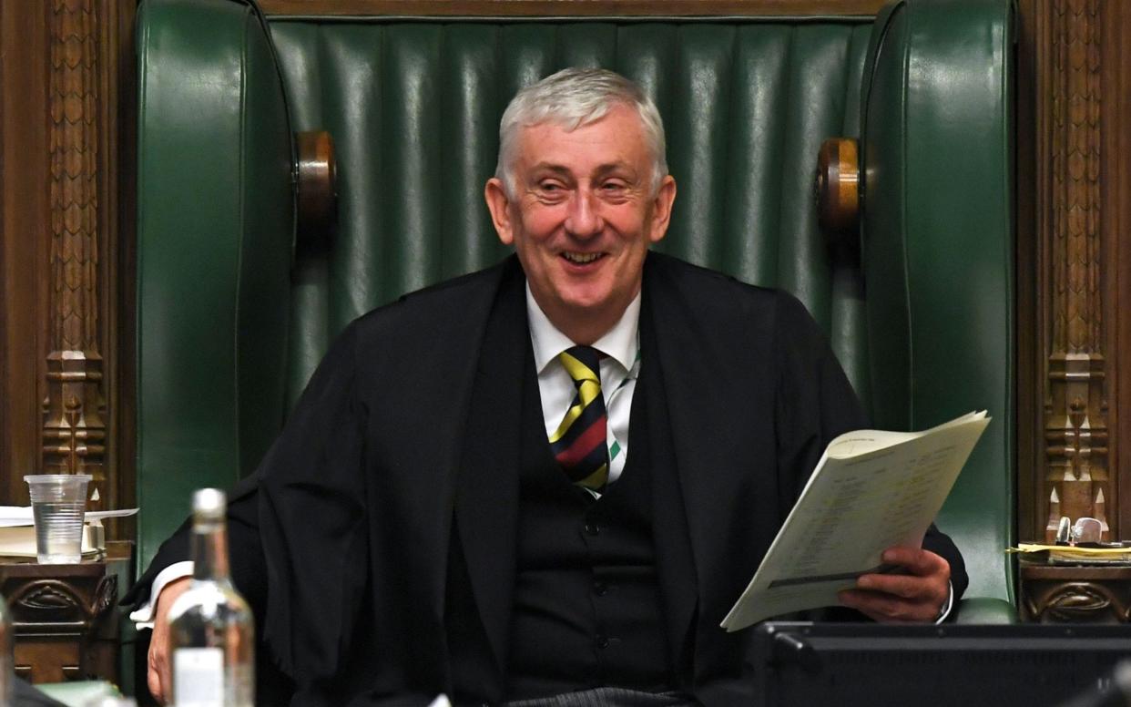 Sir Lindsay Hoyle has banned the sale of alcohol on the Parliamentary estate - JESSICA TAYLOR/AFP via Getty Images/JESSICA TAYLOR/AFP via Getty Images