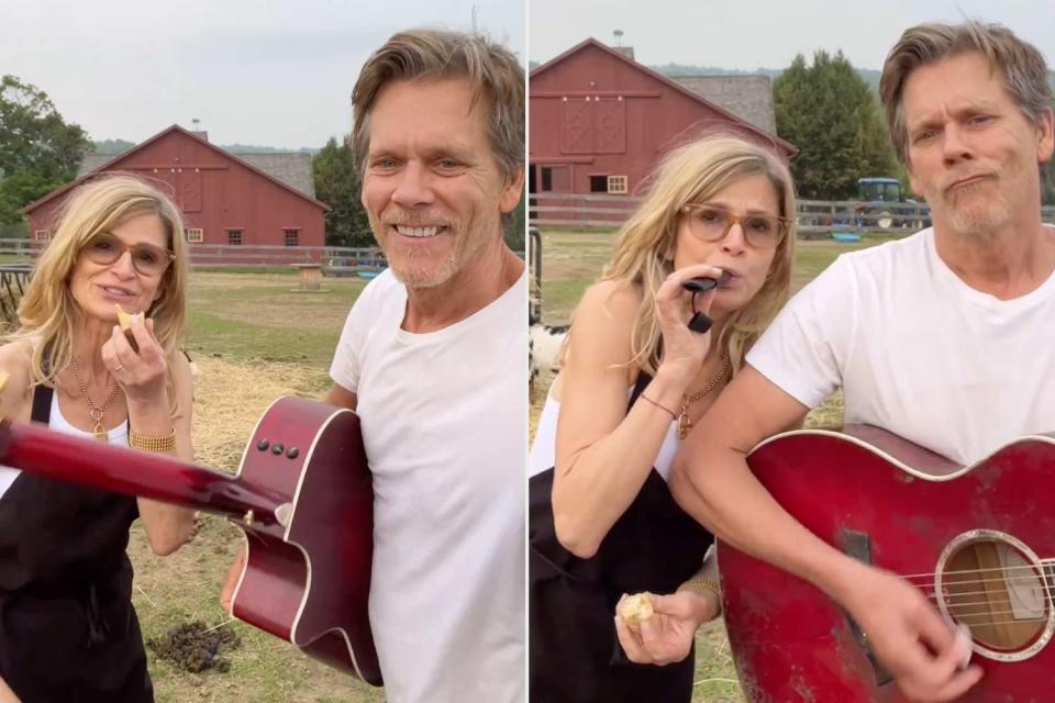 <p>Instagram/kevinbacon</p> Kyra Sedgwick and Kevin Bacon