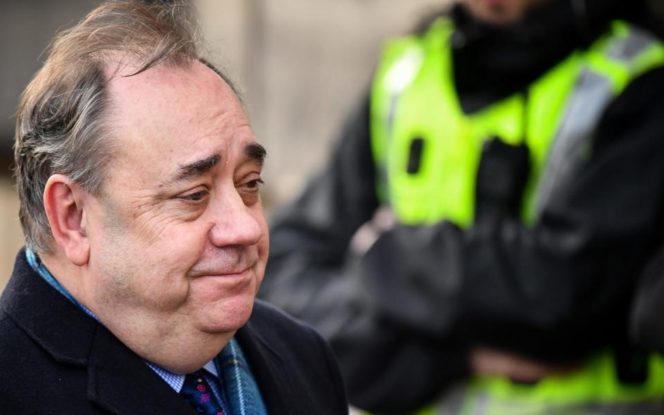 The Scottish Parliament took down evidence from its website in which Mr Salmond alleged First Minister Nicola Sturgeon broke the ministerial code - Getty