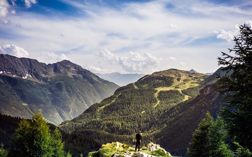 Taste the fresh air in the Alps - This content is subject to copyright.