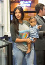 <p>Only little Nori could make a Canadian tuxedo look this good. Her shades of blue matched mom’s jeans.</p>