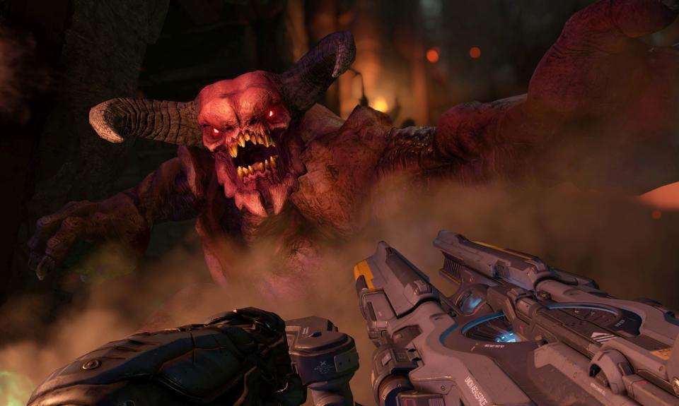 "Doom", die Mutter aller Ego-Shooter, feierte 2016 auf PC, Xbox One und PS4 ein fulminantes Comeback, das jüngst mit dem "Doom Eternals"-DLC "The Ancient Gods, Part Two" in einem fulminanten Finale gipfelte. Vom Film ... (Bild: Bethesda)