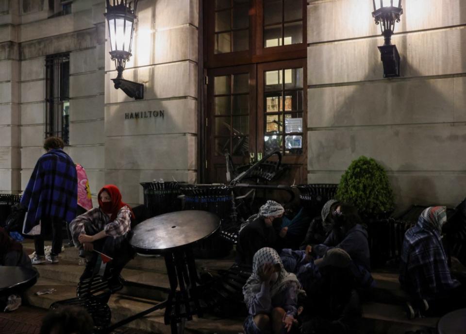 “Hey hey, ho ho, the occupation has got to go,” protesters outside the building could be heard chanting during the wild scenes, according to footage posted to X by an independent news blog. REUTERS