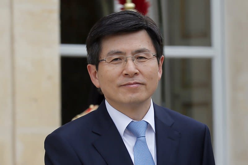 南韓總統朴槿惠遭國會彈劾停職，國務總理黃教安代掌國政（AP）