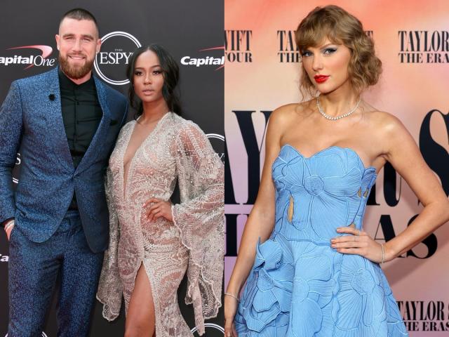 Travis Kelce's ex Kayla Nicole asks trolls to 'leave her alone' as Taylor  Swift releases new album