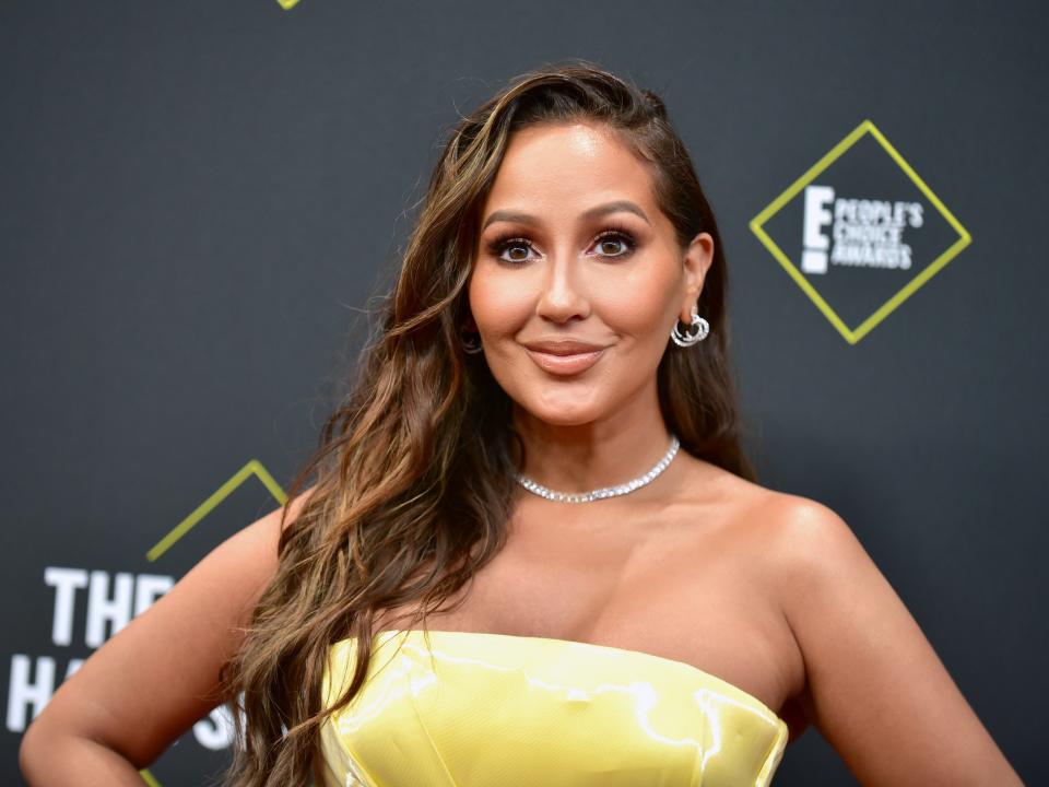 Adrienne Bailon-Houghton attends the 2019 E! People's Choice Awards.