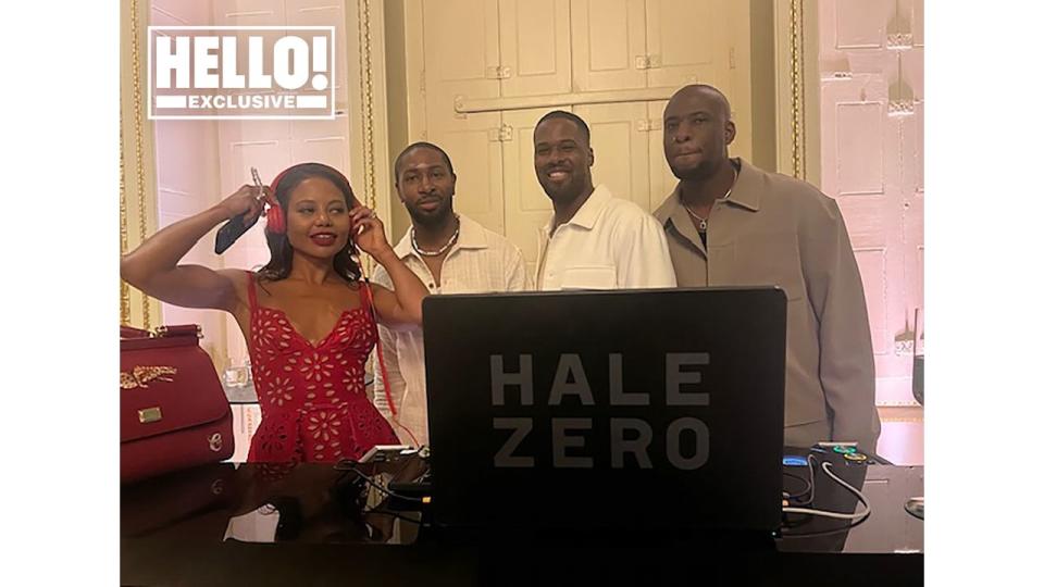 Marchioness of Bath attends a VIP suite sound check with Hale Zero