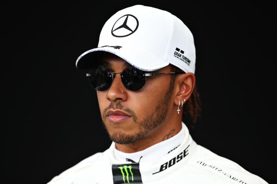 Stand: Lewis Hamilton challenged his F1 colleagues to speak out Photo: Getty Images