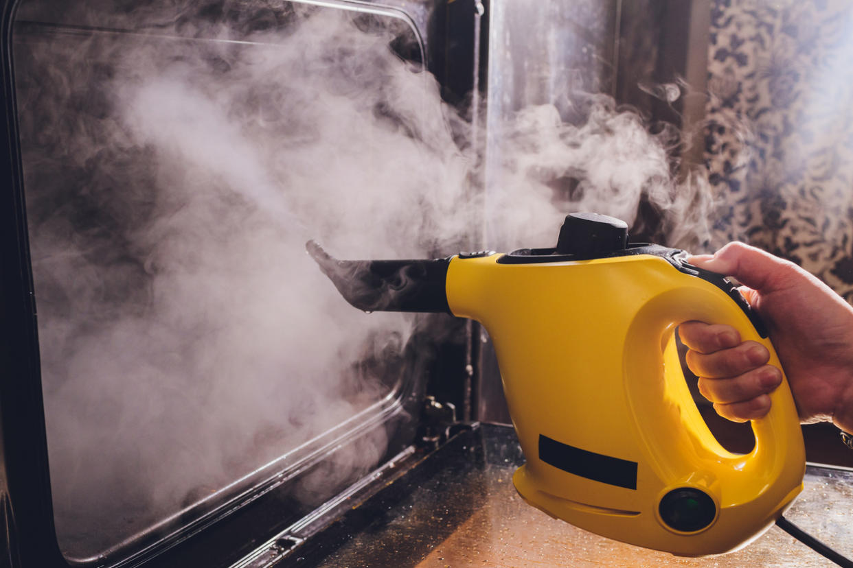 Clean all of the toughest areas in your home with this handheld steamer. (Source: iStock)