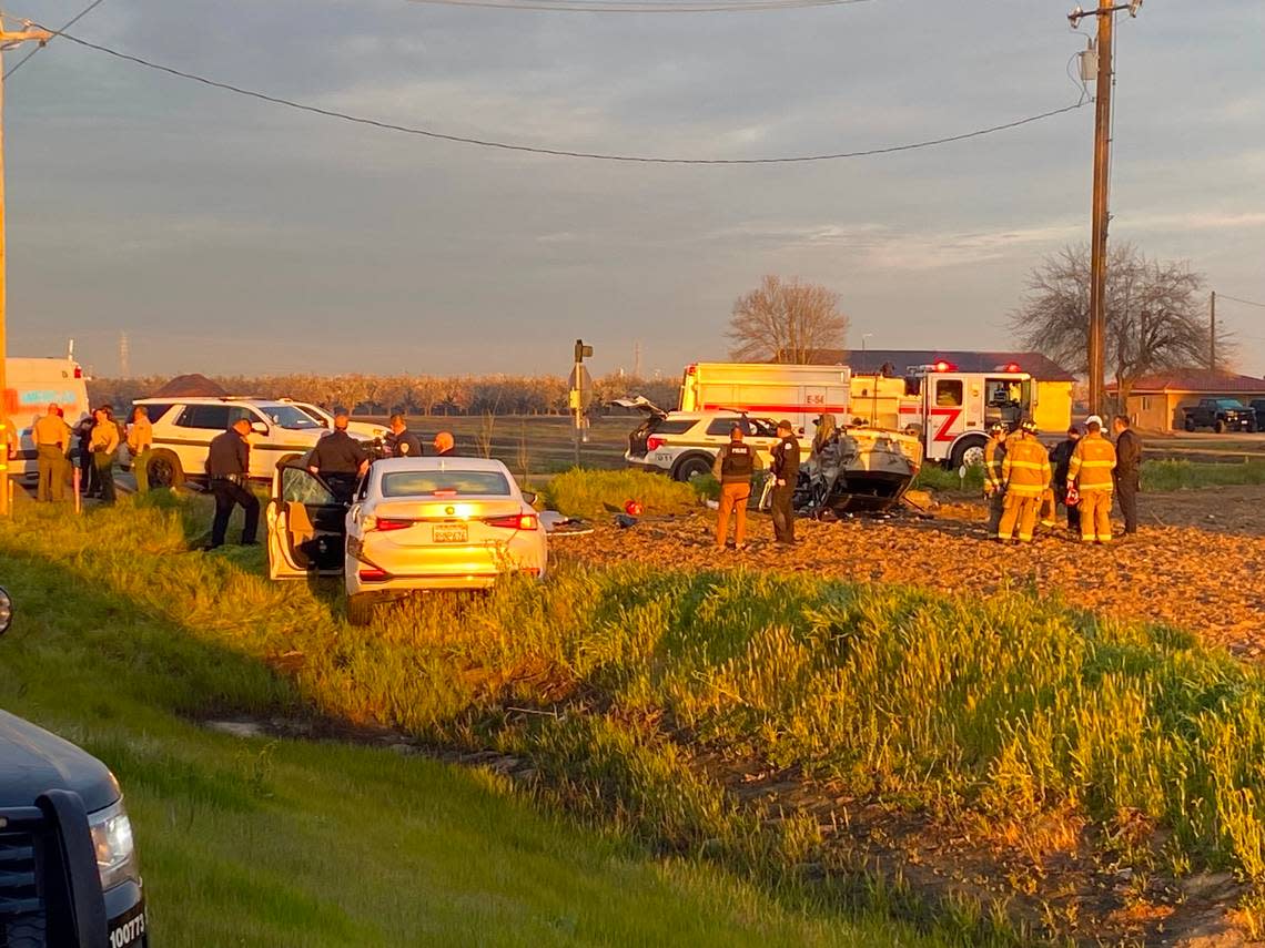 A woman suffered major injuries Thursday, March 9, 2023, on Highway 180 after being struck by a car fleeing from Fresno police, according to California Highway Patrol.