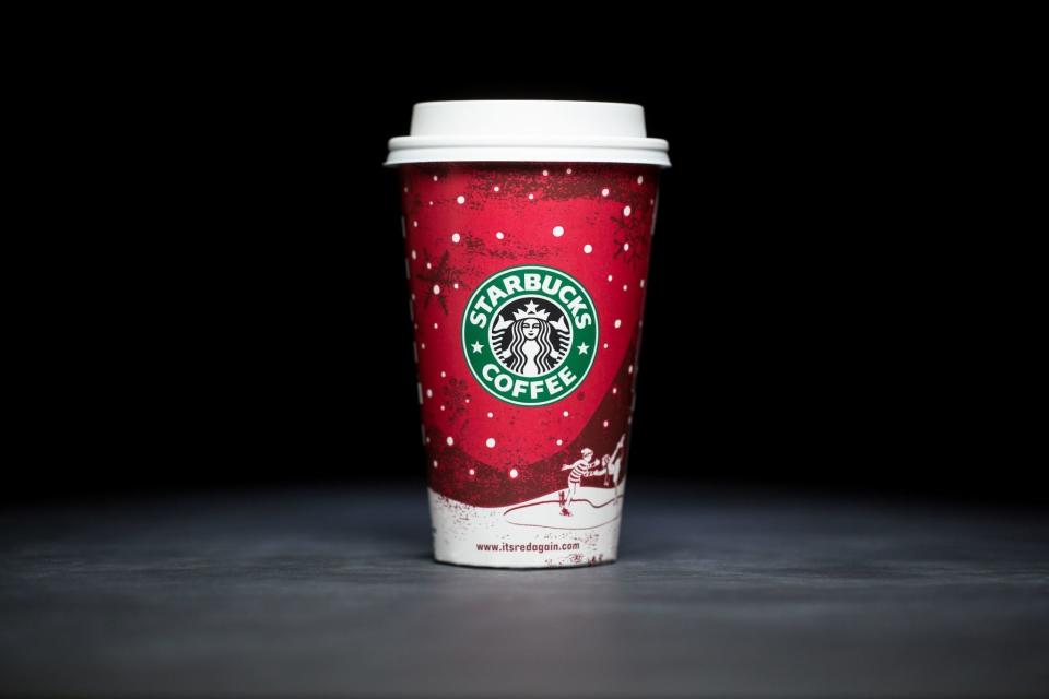 Starbucks holiday cups 2007