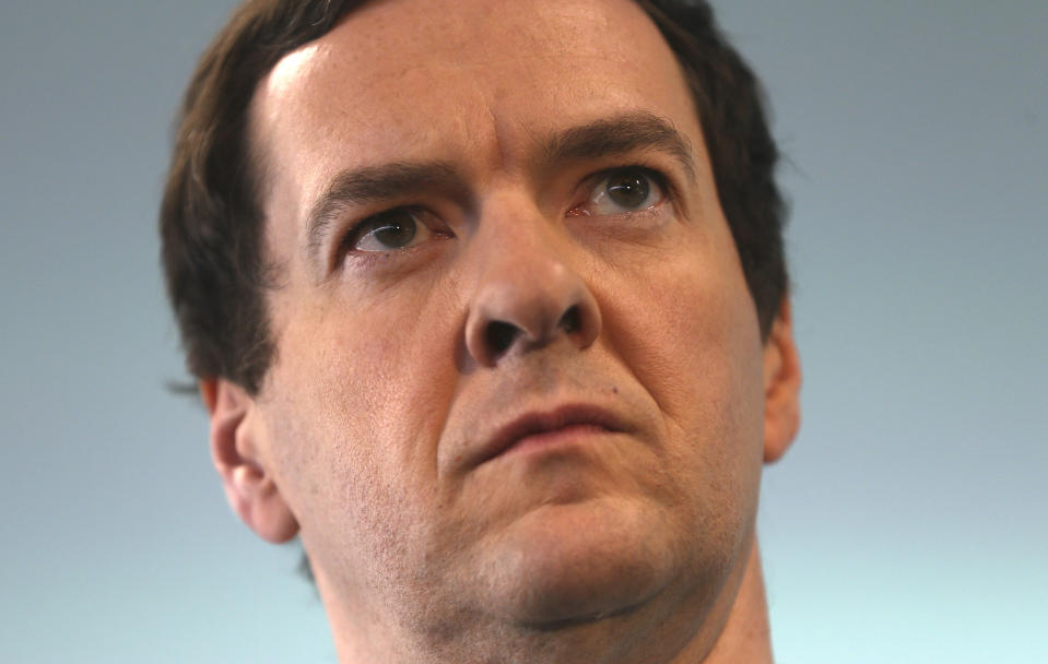  Britain's Chancellor of the Exchequer, George Osborne, speaks at The Times CEO summit in London, Britain June 28, 2016.  REUTERS/Neil Hall 