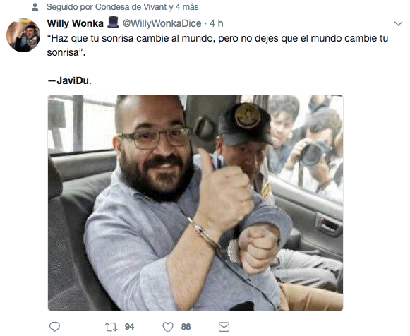 Memes por el traslado de Javier Duarte a México