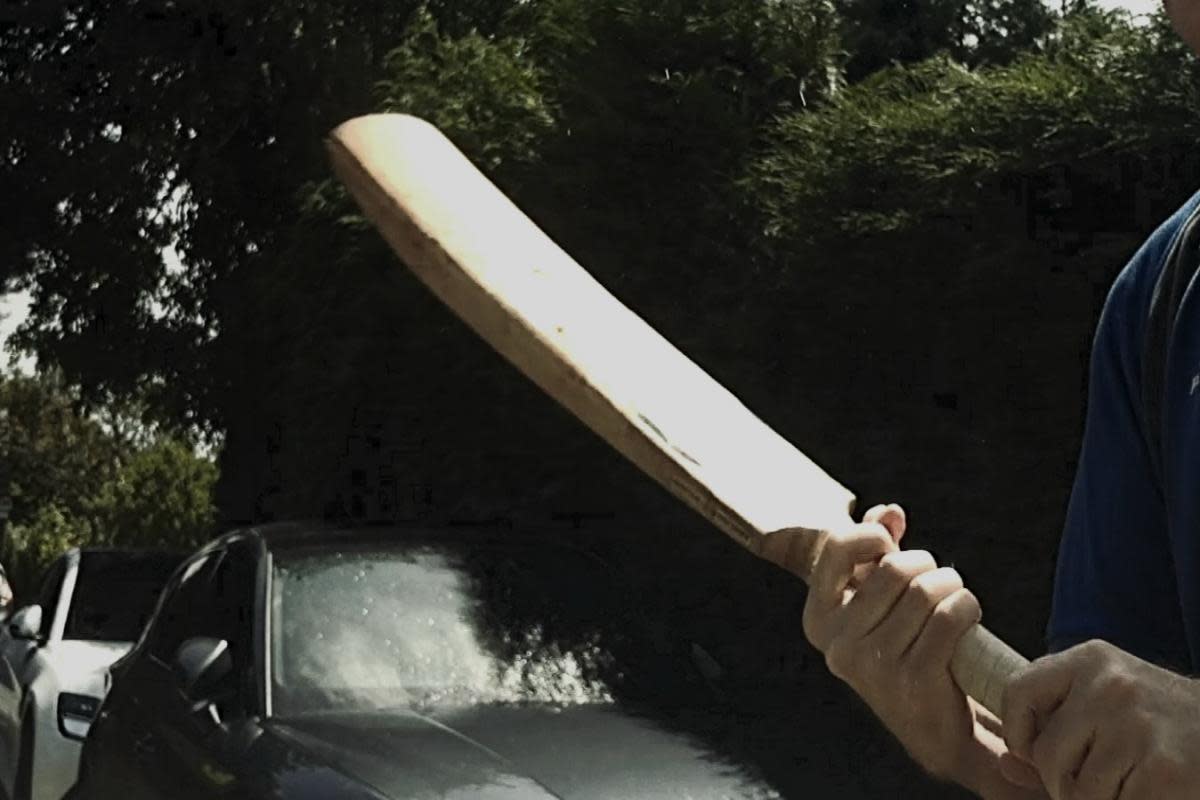 A posed picture of a male with a cricket bat <i>(Image: T&A)</i>