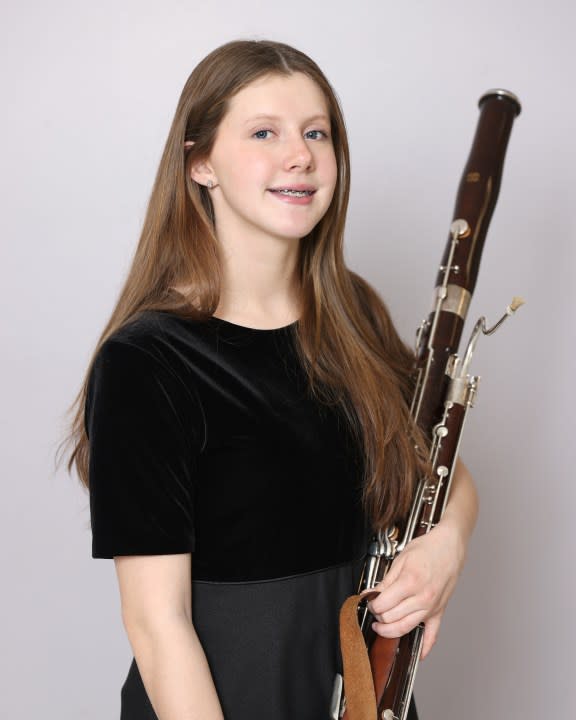 Anna Hunter, 6-A All-State Band Bassoon, Franklin High School <em> Photos: EPISD</em>