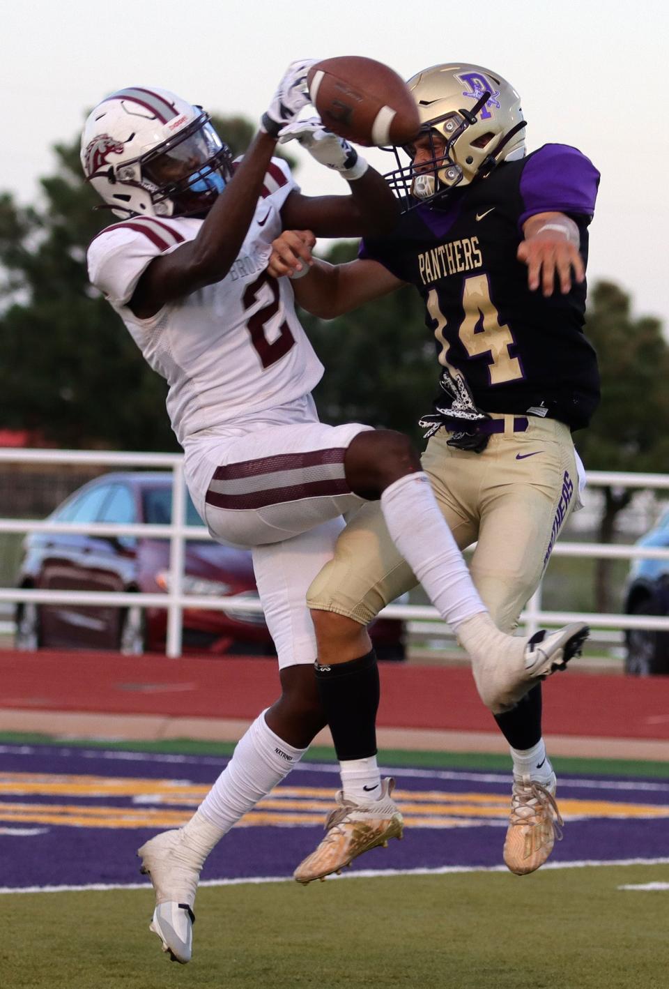 Panhandle faces Clarendon during a non-district game Aug. 26, 2022 at Panther Stadium in Panhandle.