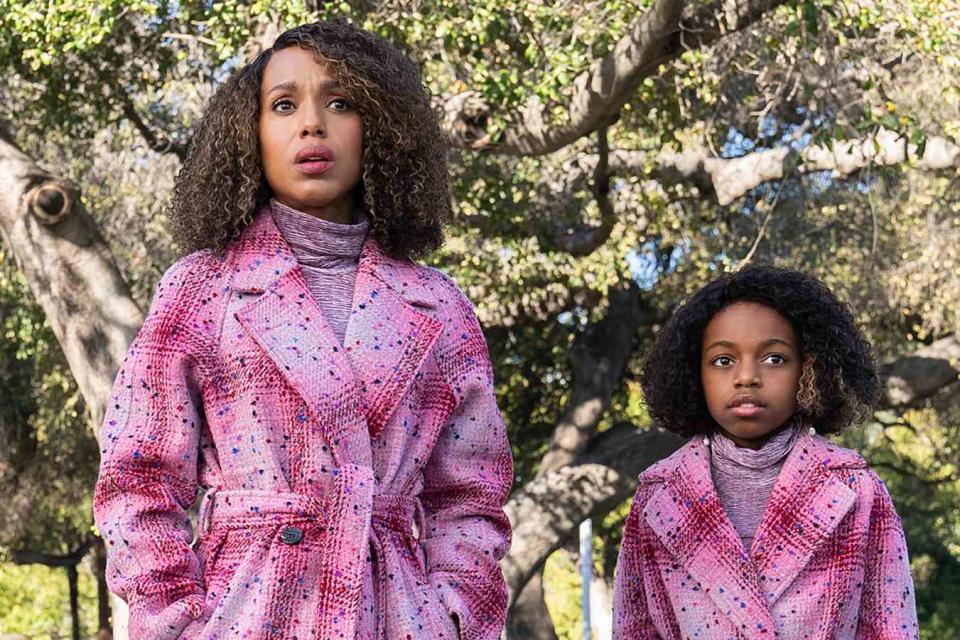 <p>Disney/Kelsey McNeal</p> Kerry Washington and Jordyn McIntosh in season 2 of 