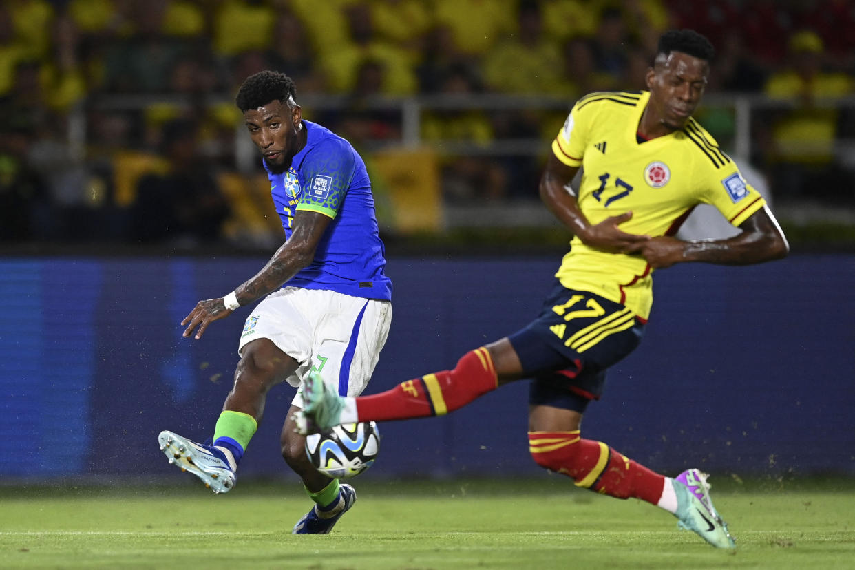 Brasil y Colombia se verán las caras en uno de los partidos más atractivos del verano, en el cual se disputarán la Euro y Copa América 2024. (Foto: JUAN BARRETO/AFP via Getty Images)