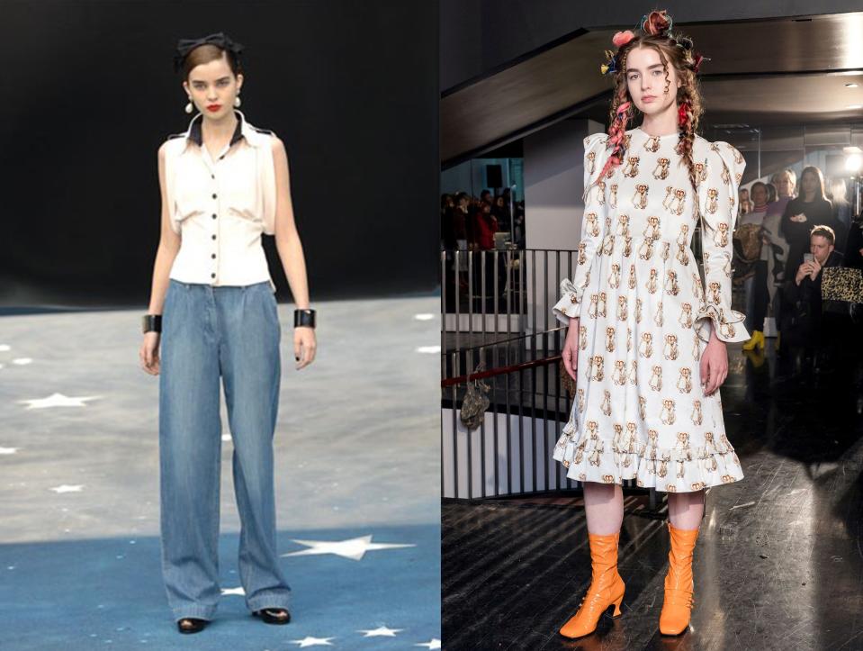 Chanel Spring 2008; Batsheva Fall 2019