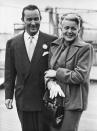 <p>After her fourth wedding, the actress and her socialite husband touch down in England for their honeymoon.</p>