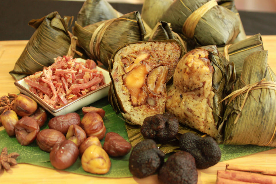 Rice dumplings. (PHOTO: Xi Yan)