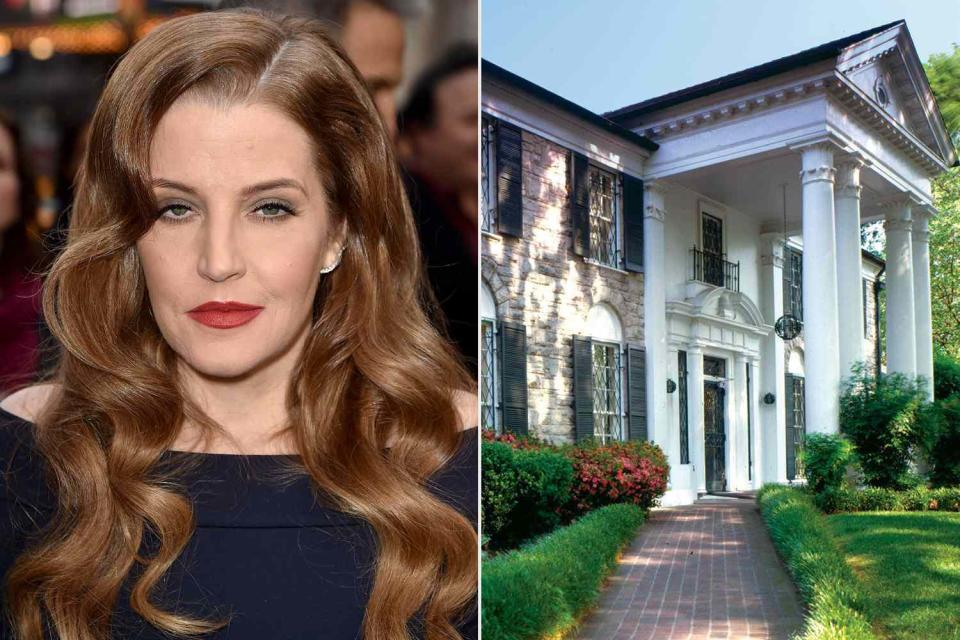 <p>Kevin Winter/Getty; GAB Archive/Redferns</p> Lisa Marie Presley and Graceland