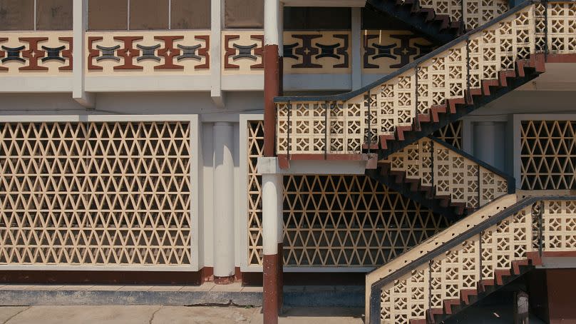 Film still of Mfantsipim School, Cape Coast by Fry, Drew _ Partners - for 'Tropical Modernism - Architecture and Independence'