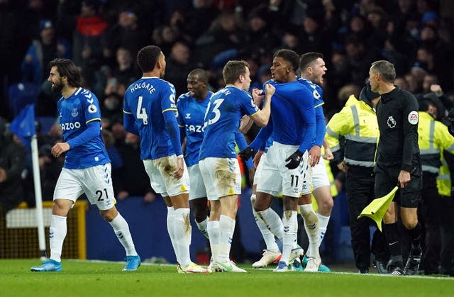 Everton are down to the bare bones ahead of their game at Burnley on Boxing Day (Martin Rickett/PA)