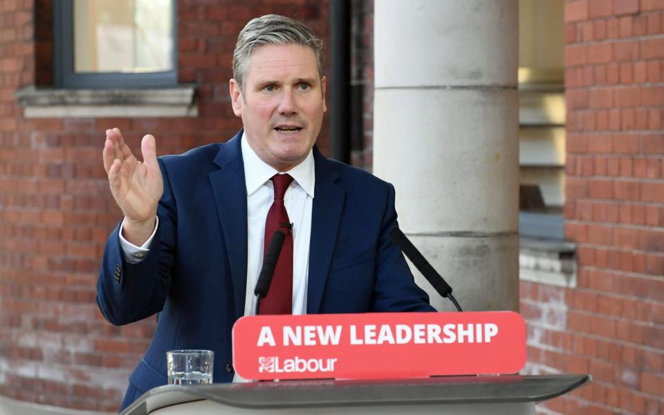 Sir Keir Starmer said he stood by comments made before he became party leader - STEFAN ROUSSEAU/PA